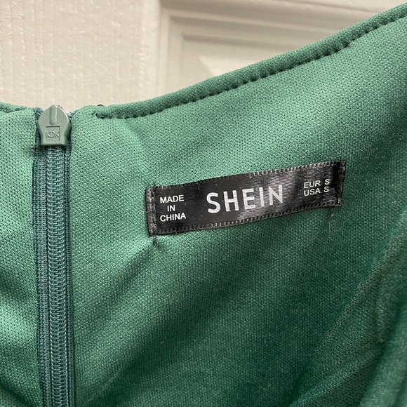 SHEIN gorgeous emerald green sequin cocktail dress size small worn once - Picture 10 of 10